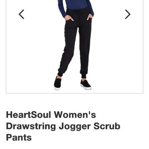 HeartSoul Women's Black Jogger Pants